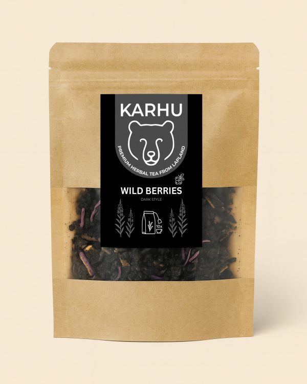 KARHU – Tumma yrttitee pohjoisen luonnosta (30 g)