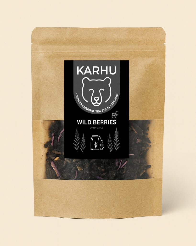KARHU – Tumma yrttitee pohjoisen luonnosta (30 g)